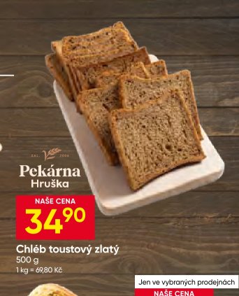 Chléb toustový zlatý 500 g