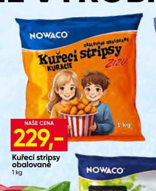 Kuřecí stripsy obalované