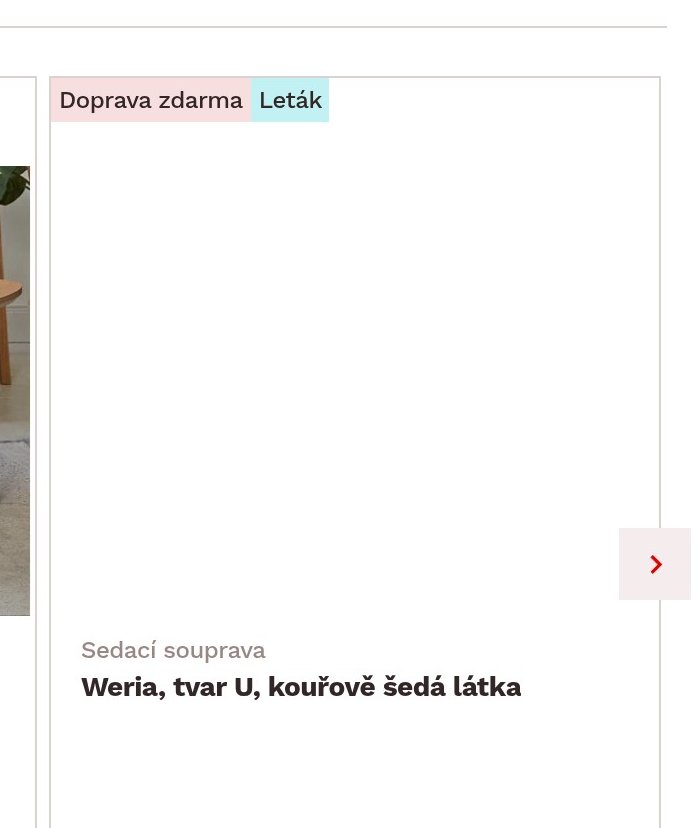 Sedací souprava Weria, tvar U, kouřově šedá látka