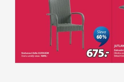 Stohovací židle GUDHJEM - Jysk akcniletaky.com