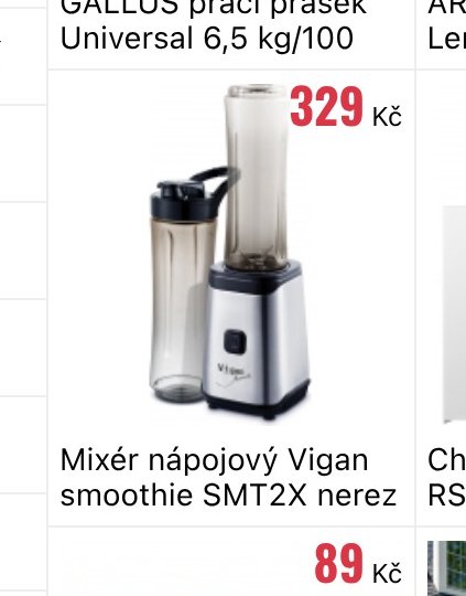 Mixér nápojový Vigan smoothie SMT2X nerez