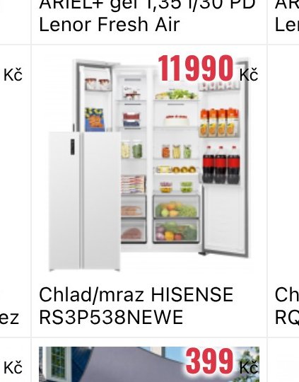 Chlad/mraz HISENSE RS3P538NEWE