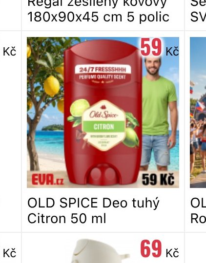 OLD SPICE Deo tuhý Citron 50 ml