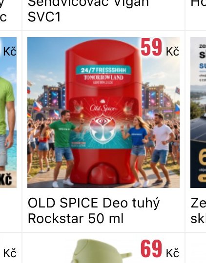 OLD SPICE Deo tuhý Rockstar 50 ml