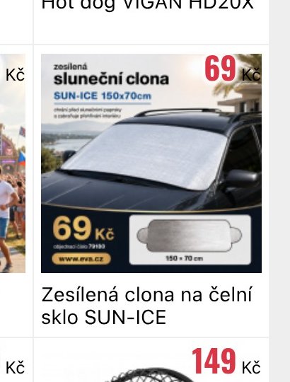 Zesílená clona na čelní sklo SUN-ICE