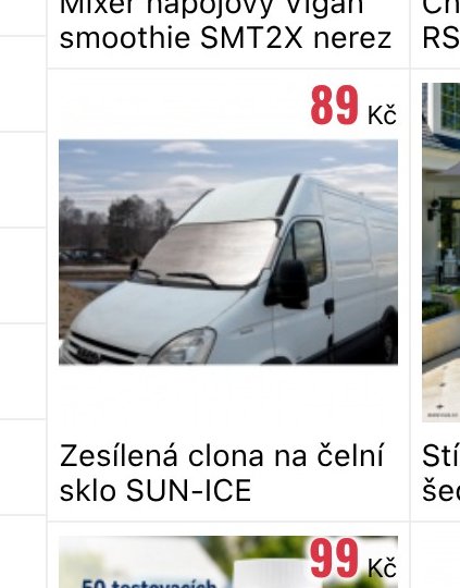 Zesílená clona na čelní sklo SUN-ICE