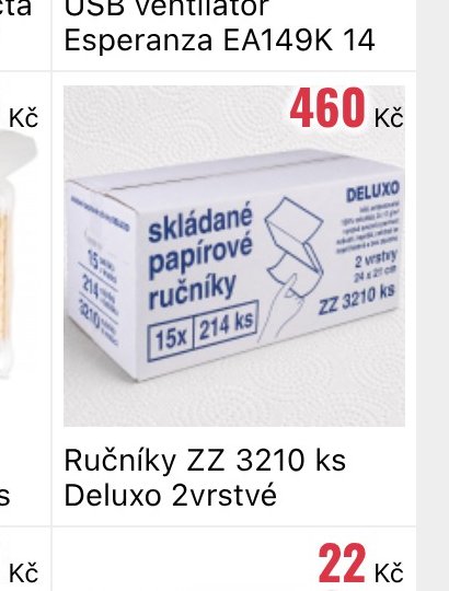 Ručníky ZZ 3210 ks Deluxo 2vrstvé