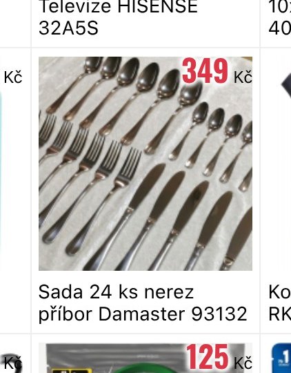 Sada 24 ks nerez příbor Damaster 93132