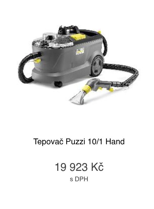 Tepovač Puzzi 10/1 Hand
