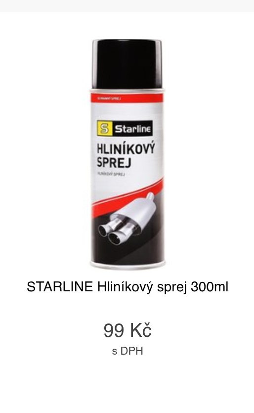 STARLINE Hliníkový sprej 300ml