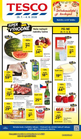 akční leták Tesco 29.7.2026-4.8.2026