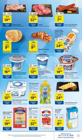 akční leták Tesco 29.7.2026-4.8.2026