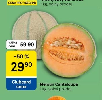 Meloun Cantaloupe 1 kg