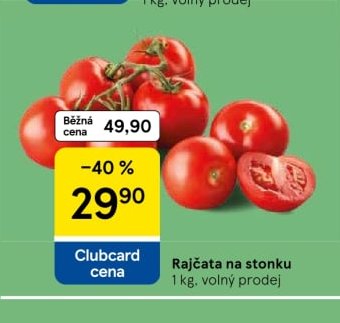 Rajčata na stonku 1 kg