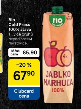Rio Cold Press 100% šťáva 1 l