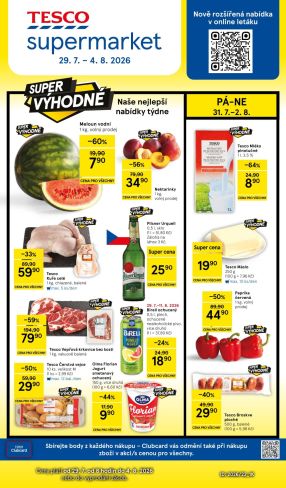 akční leták Tesco 29.7.2026-4.8.2026