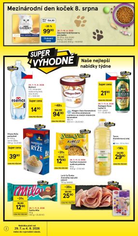 akční leták Tesco 29.7.2026-4.8.2026