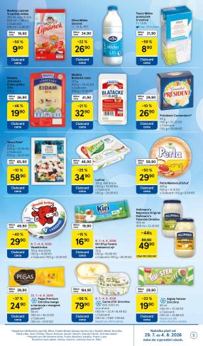akční leták Tesco 29.7.2026-4.8.2026