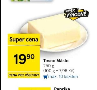 Tesco Máslo