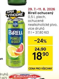 Birell ochucený