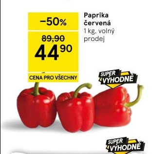 Paprika červená