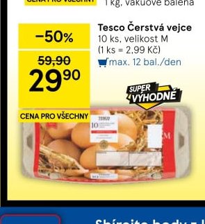 Tesco Čerstvá vejce