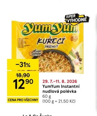 YumYum Instantní nudlová polévka