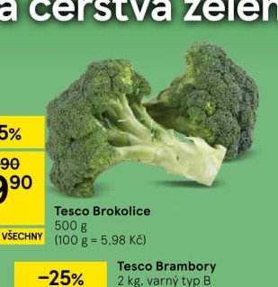 Tesco Brokolice