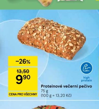 Proteinové večerní pečivo