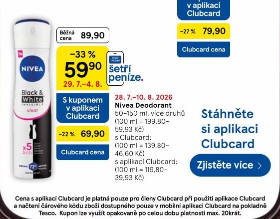 Nivea Deodorant