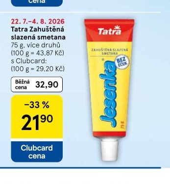 Tatra Zahuštěná slazená smetana