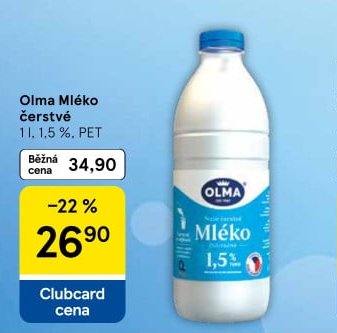 Olma Mléko čerstvé
