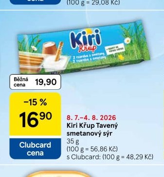 Kiri Křup Tavený smetanový sýr
