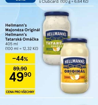 Hellmann's Majonéza Originál / Tatarská Omáčka