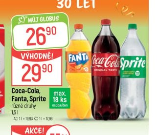 Coca-Cola, Fanta, Sprite