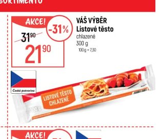 Váš Výběr Listové těsto
