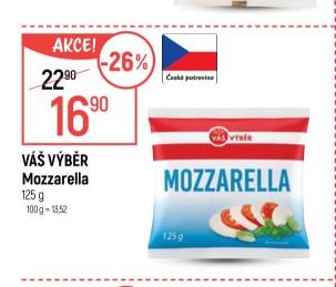 Váš Výběr Mozzarella