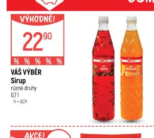 Váš Výběr Sirup