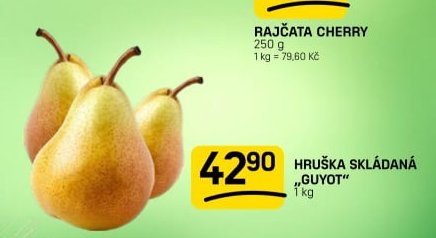 HRUŠKA SKLÁDANÁ 