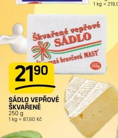 Škvarkové vepřové sádlo