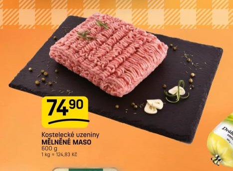 Kostelecké uzeniny MĚLNĚNÉ MASO