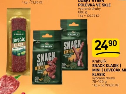 Krahulík SNACK KLASIK | MINI | LOVEČÁK MINI KLASIK