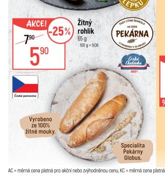 Žitný rohlík