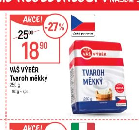 Váš Výběr Tvaroh měkký