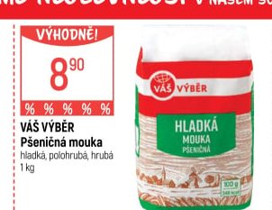 VÁŠ VÝBĚR Pšeničná mouka