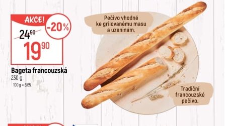 Bageta francouzská 230 g