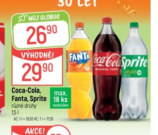 Coca-Cola, Fanta, Sprite