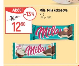 Mila, Mila kokosová