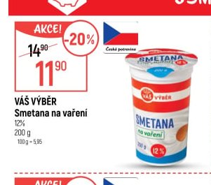Váš Výběr Smetana na vaření