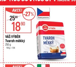 Váš Výběr Tvaroh měkký